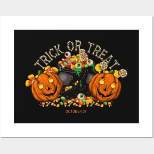 Kooky spooky halloween! Posters and Art